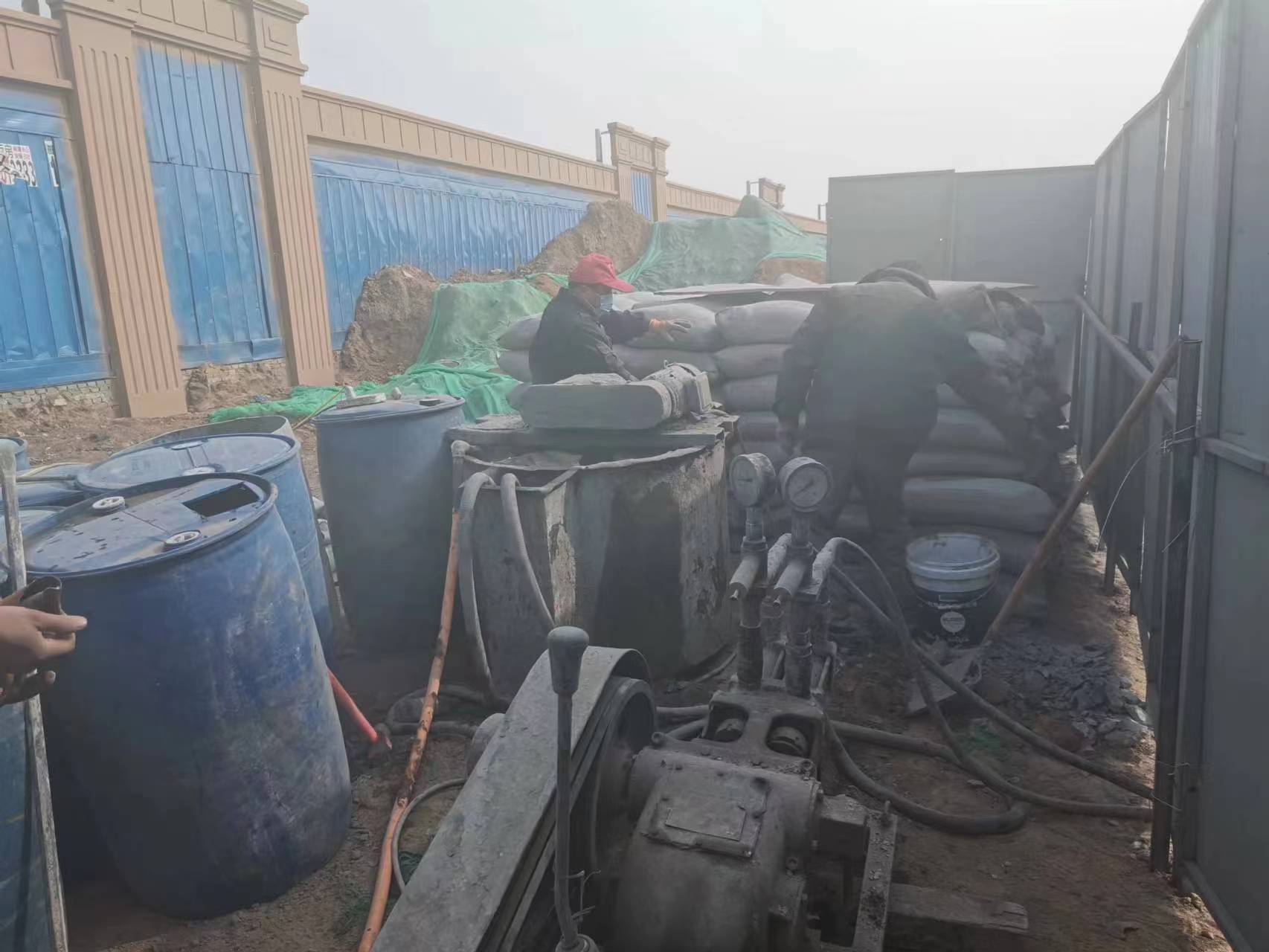 解放房屋下沉注浆